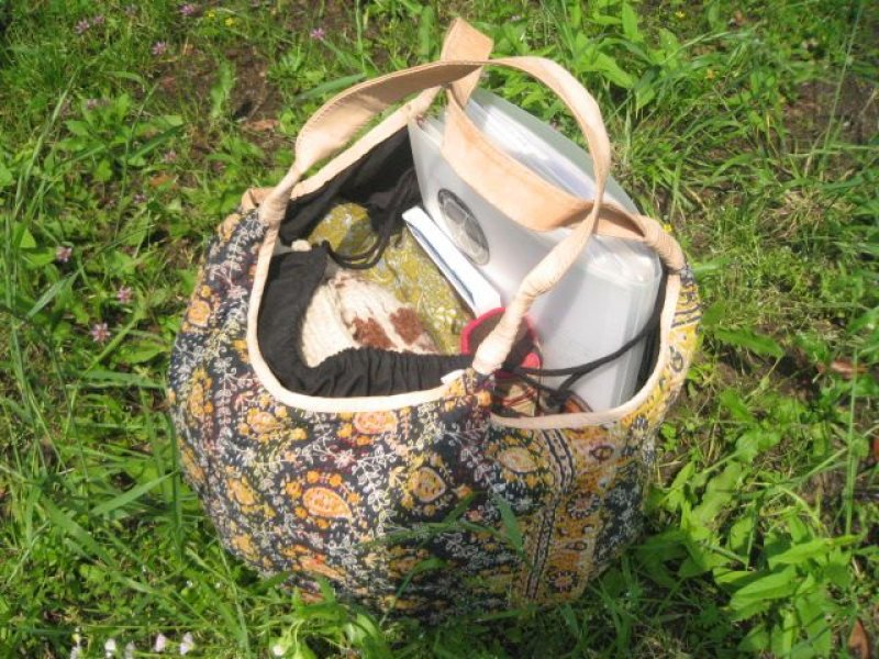 画像3: ラリーキルトbig bag（底キャメルレザー）