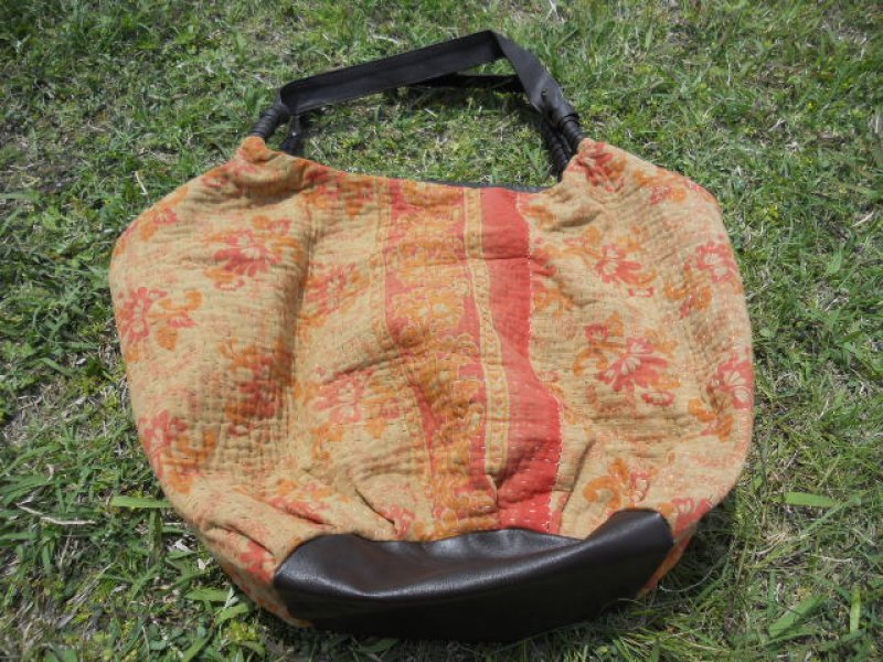 画像5: ラリーキルト　bigbag マザーズバック 刺し子 (5)