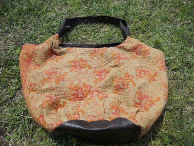 画像4: ラリーキルト　bigbag マザーズバック 刺し子 (4)