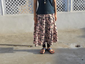 画像2: インドコットン　dabu　ラップスカート