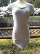 画像1: コットン１００％デザインTシャツ☆ビックリブ　チュニック　ラベンダー (1)
