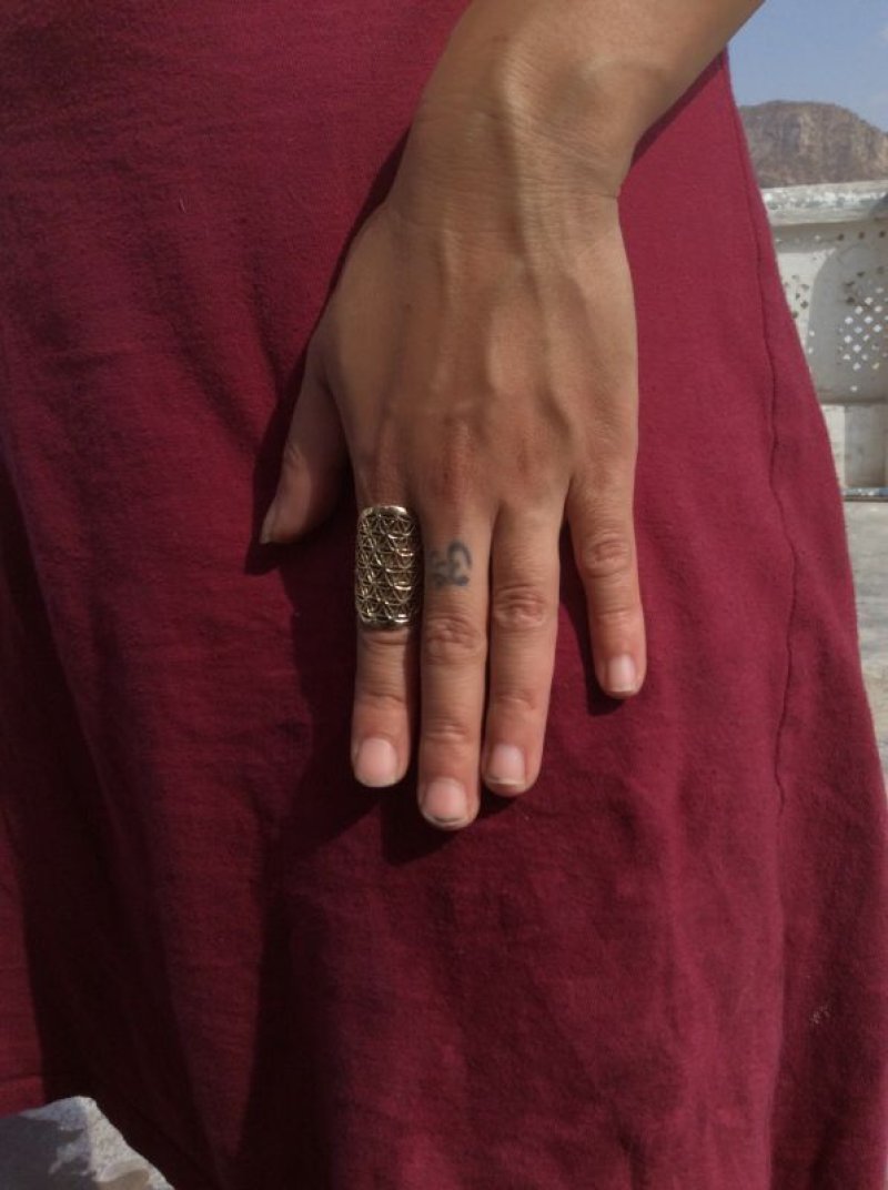 画像1: 真鍮brass フックsilver925