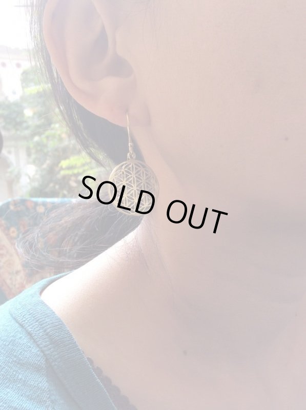 画像3: 真鍮　flower of life フラワーオブライフ 小 (3)