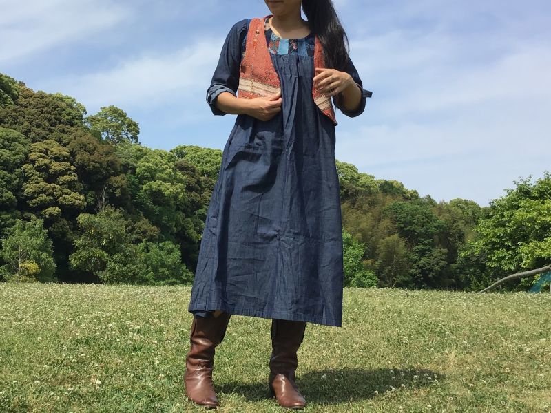 画像8: ショートベスト パキスタン ウール古布  2 (8)