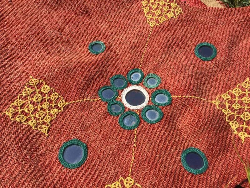 画像4: ショートベスト パキスタン ウール古布  2 (4)