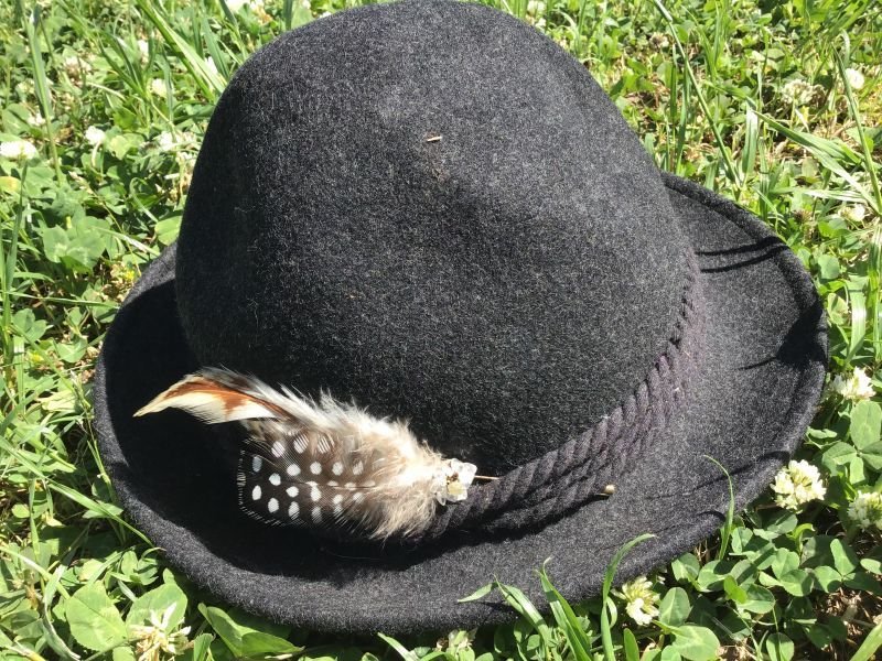 画像15: NEW! 天然石と羽根のハットピン✳︎ミネラル＆フェザー　ブローチ (15)