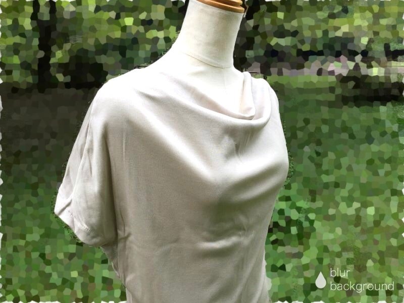 画像7: ドレープ　アシンメトリー　マキシ丈ワンピース　ベージュグレー (7)