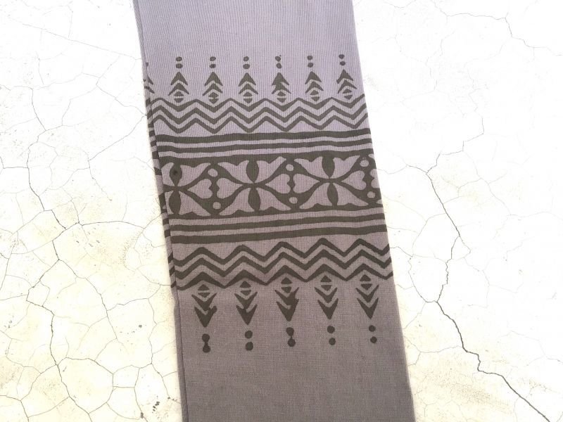 画像8: ブロックプリント キッズレギンス 120cmサイズ アイスグレー4デザイン⭐︎ 子供服 スパッツ (8)