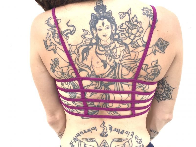 画像9: 期間限定★SMサイズのみ半額！！スポーツブラシャー SM/MLサイズ6カラー☆ブラ難民 締めつけないブラ ヨガブラ (9)