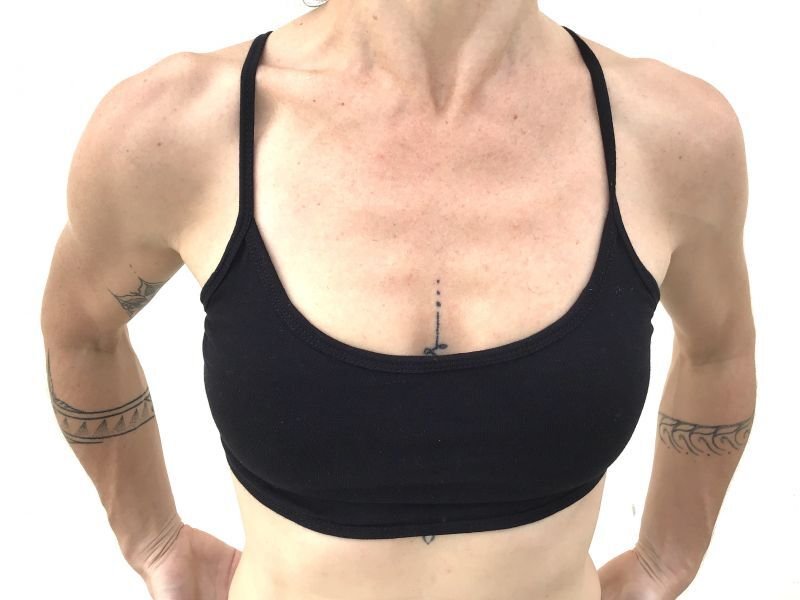 画像4: 期間限定★SMサイズのみ半額！！スポーツブラシャー SM/MLサイズ6カラー☆ブラ難民 締めつけないブラ ヨガブラ (4)