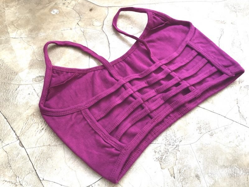 画像14: 期間限定★SMサイズのみ半額！！スポーツブラシャー SM/MLサイズ6カラー☆ブラ難民 締めつけないブラ ヨガブラ (14)