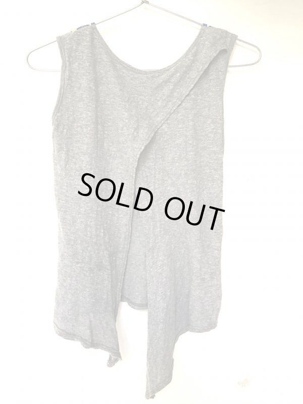 画像8: 柔らかECO バンブーシルク 変形タンクトップ ★Mサイズ (8)