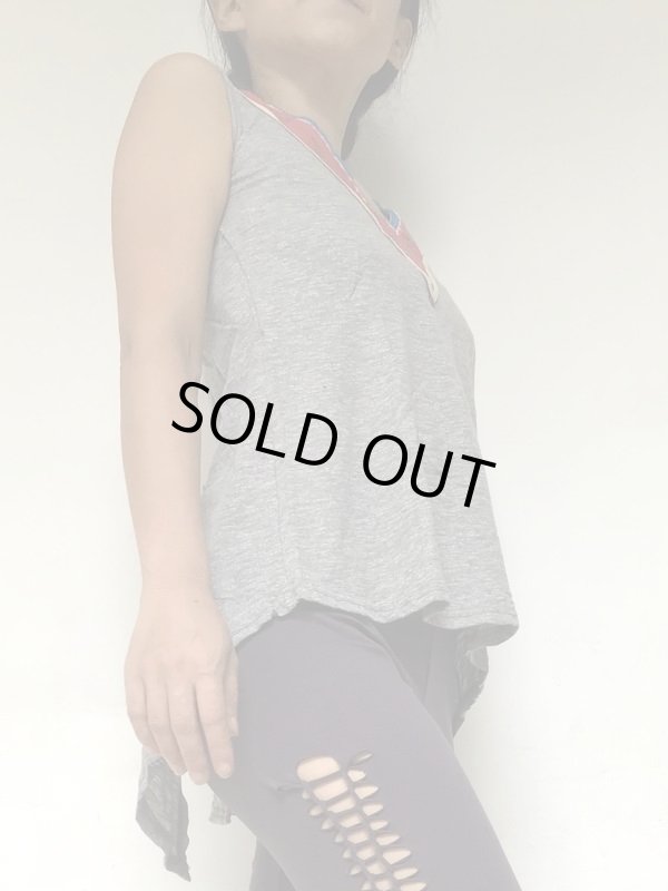 画像2: 柔らかECO バンブーシルク 変形タンクトップ ★Mサイズ (2)