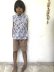 画像6: 子供用 カディコットン ハーフパンツ 120cmサイズ 2テキスタイル 手紡ぎ手織り