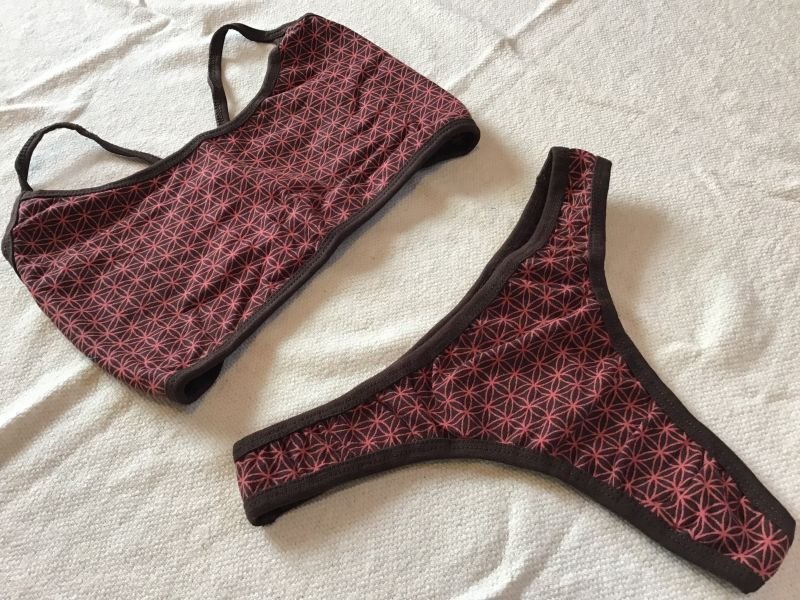 画像8: フラワーオブライフ Tバック ショーツ★Mサイズ ヨガ yoga 神聖幾何学 (8)