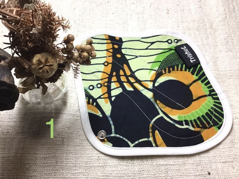 画像1: 布ナプキン　ライナー     オーガニックコットン　裏地ヘンプコットンカットソー生地 (1)