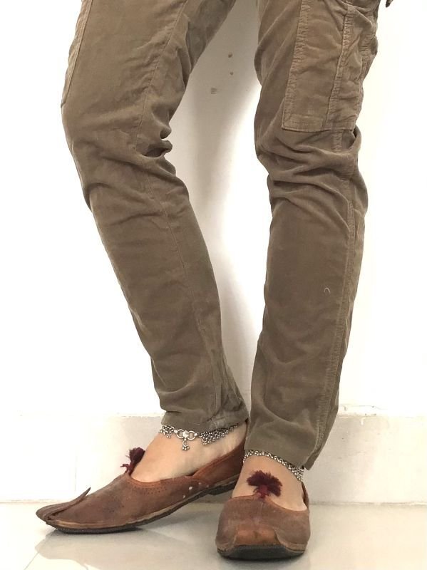 画像5: キャメル革フラットシューズ　★宮廷 パンプス サンダル (5)