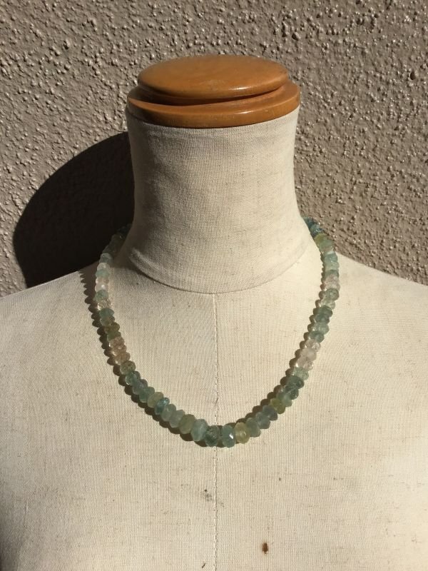 画像9: MIXベリル ネックレス★アクアマリン モルガナイト エメラルド 天然石 (9)