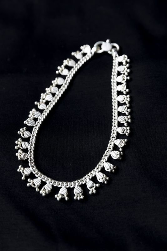 画像1: シルバー925 アンクレット　★silver925 (1)