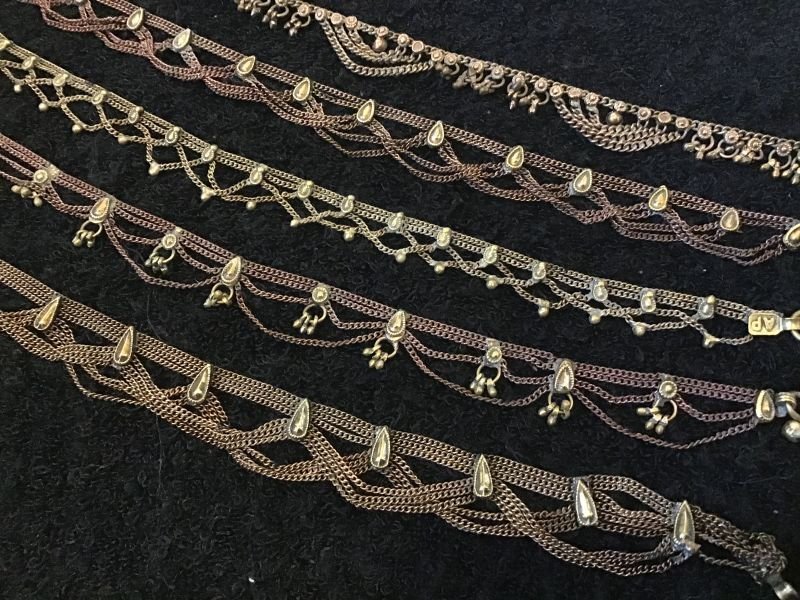 画像1: シルバー925 アンクレット ★silver925