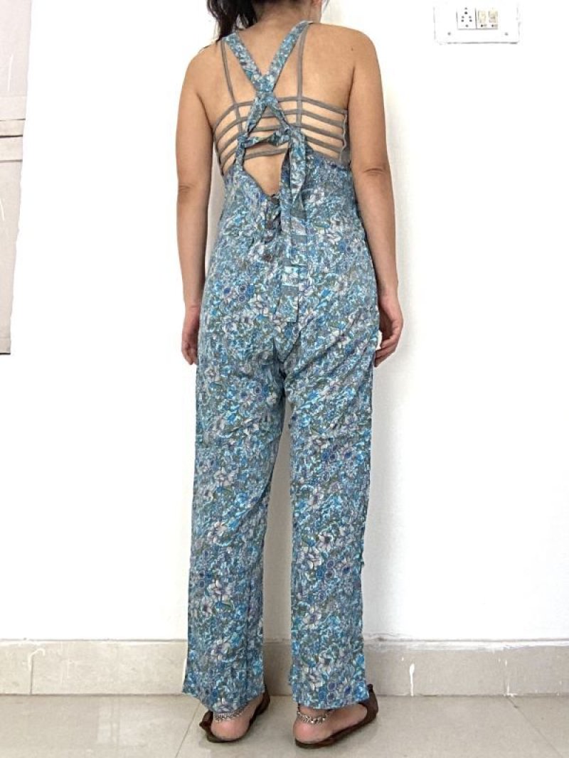 画像2: 50%OFF!!インドサリー パフスリーブ マキシ丈ドレス★フリーサイズ