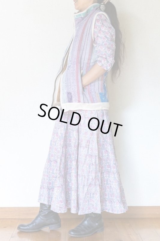 画像30: ラスト1点！ラリーキルト ベスト Mサイズ ☆ 刺し子ベスト グッドリー ボアベスト (30)