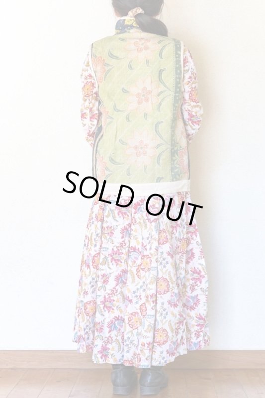 画像4: ラスト1点！ラリーキルト ベスト Mサイズ ☆ 刺し子ベスト グッドリー ボアベスト (4)