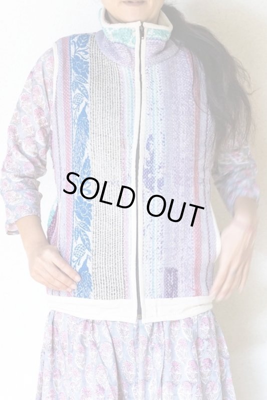 画像32: ラスト1点！ラリーキルト ベスト Mサイズ ☆ 刺し子ベスト グッドリー ボアベスト (32)