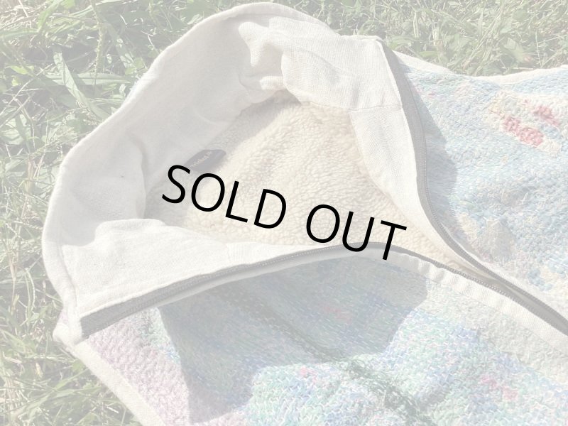 画像42: ラスト1点！ラリーキルト ベスト Mサイズ ☆ 刺し子ベスト グッドリー ボアベスト (42)