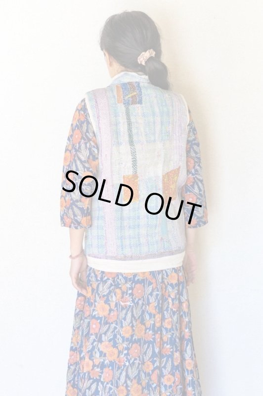 画像39: ラスト1点！ラリーキルト ベスト Mサイズ ☆ 刺し子ベスト グッドリー ボアベスト (39)