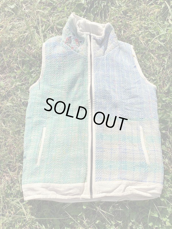 画像27: ラスト1点！ラリーキルト ベスト Mサイズ ☆ 刺し子ベスト グッドリー ボアベスト (27)