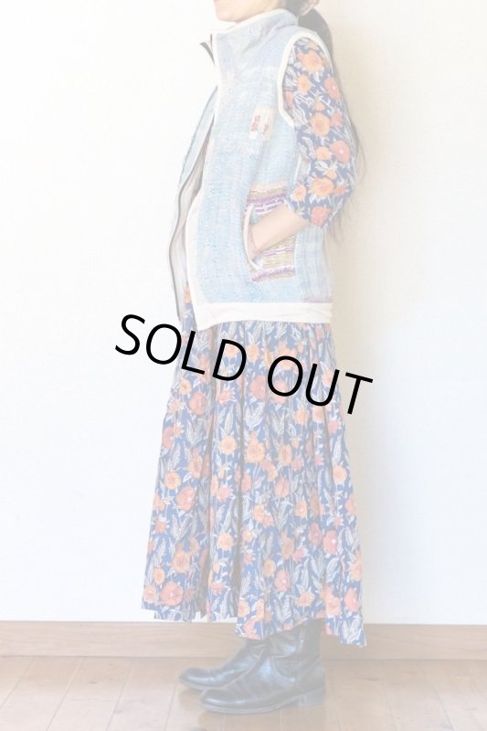 画像40: ラスト1点！ラリーキルト ベスト Mサイズ ☆ 刺し子ベスト グッドリー ボアベスト (40)