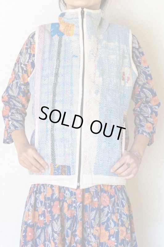 画像37: ラスト1点！ラリーキルト ベスト Mサイズ ☆ 刺し子ベスト グッドリー ボアベスト (37)