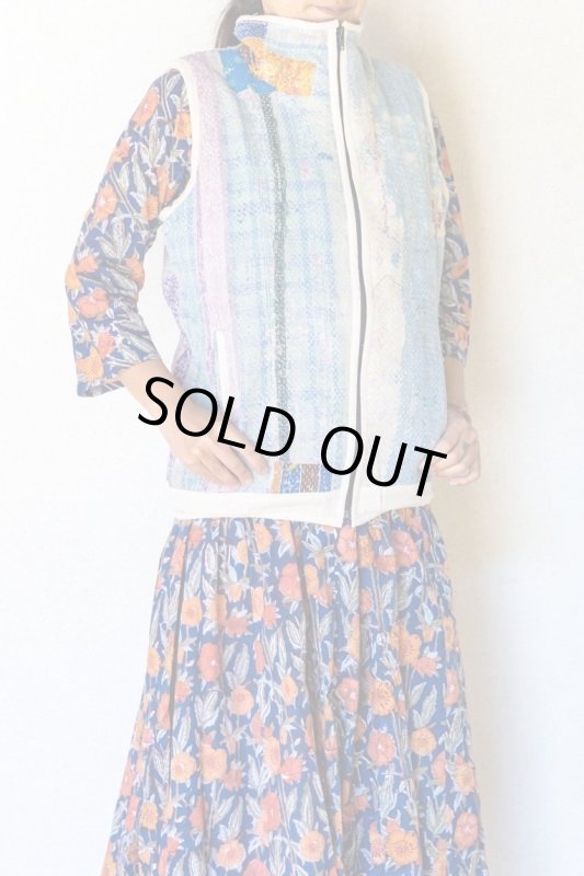 画像38: ラスト1点！ラリーキルト ベスト Mサイズ ☆ 刺し子ベスト グッドリー ボアベスト (38)