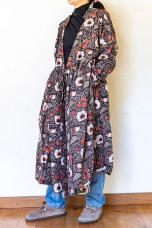 画像3: 30%off！ブロックプリント カシュクールワンピース ゆったりサイズ 