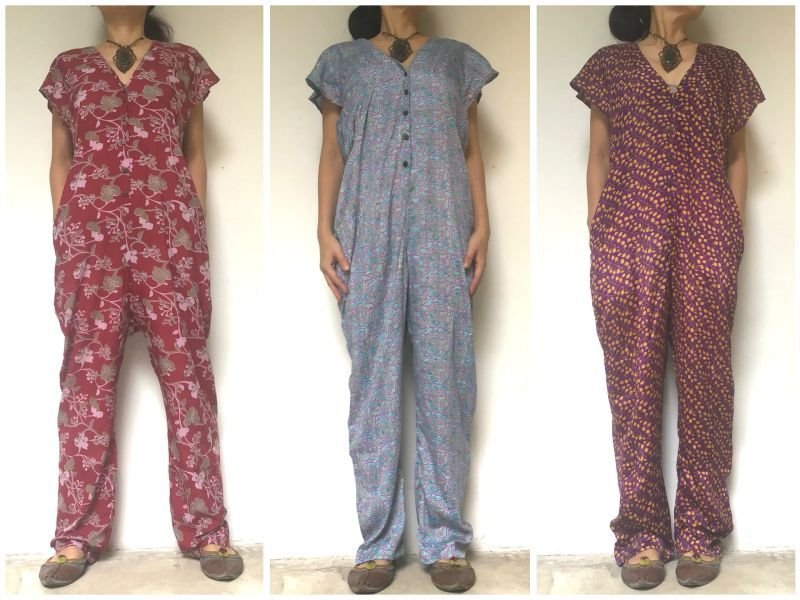 画像3: 30%off！！Lサイズ リネン100% ジャンプスーツ ★麻 linen 3カラー つなぎ