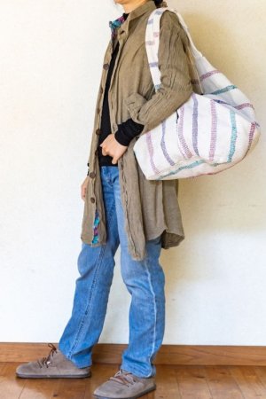 画像2: MLサイズ再入荷◎非暴力! Raw silk ローシルク シャツワンピース 2サイズ2カラー☆不殺生 シルク ベジタリアン