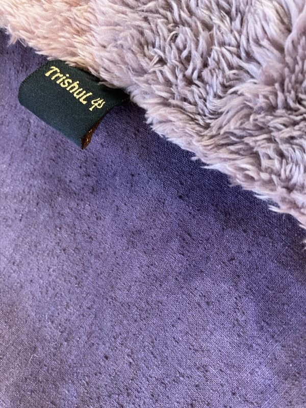 画像7: NEW パッチワーク ほっこりスヌード★アップサイクル エコファー ラリーキルト 草木染めシルク (7)