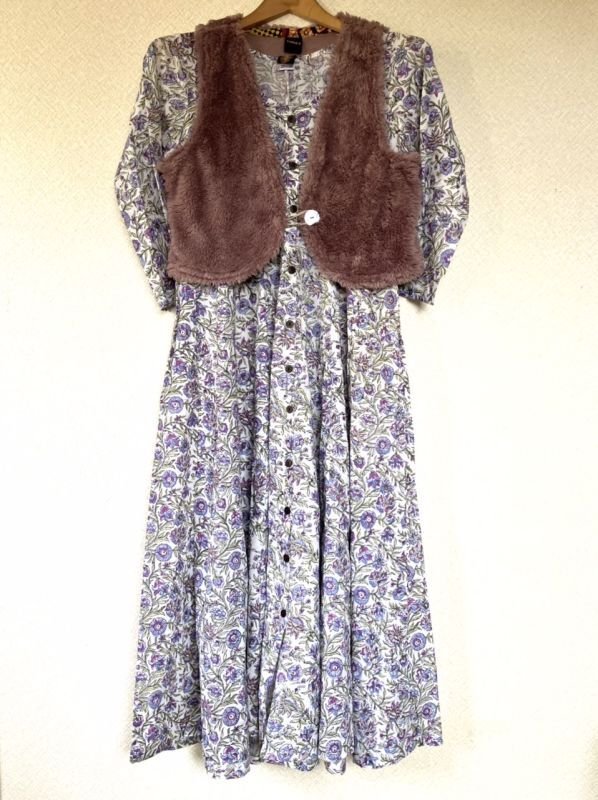 マキシ丈ワンピースとの相性抜群