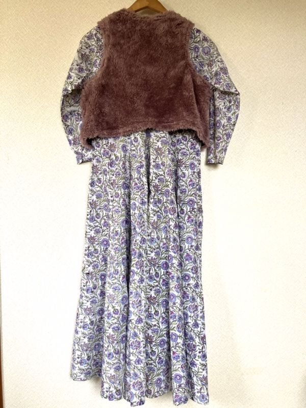 マキシ丈ワンピースとの相性抜群