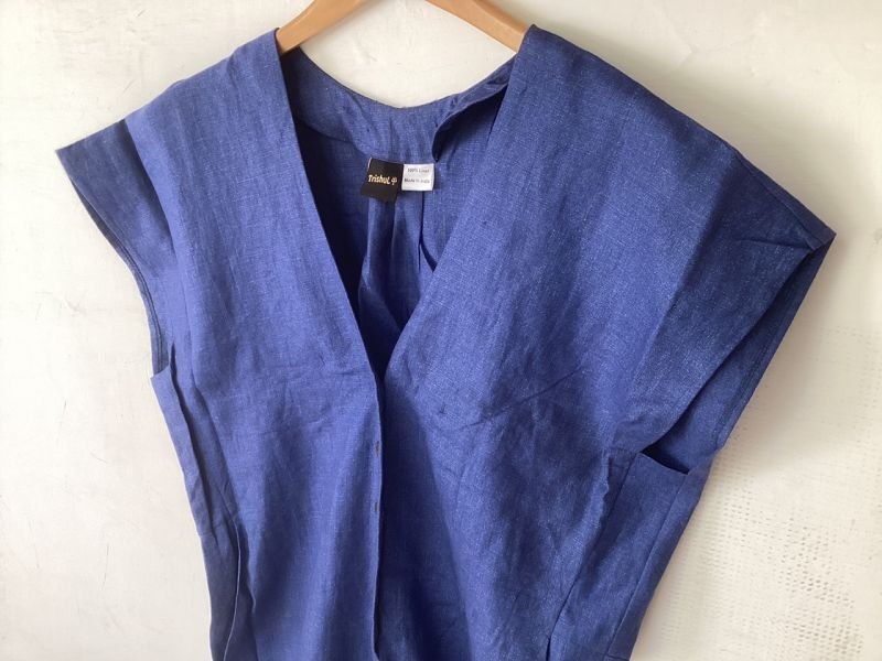 画像7: 30%off！！Lサイズ リネン100% ジャンプスーツ ★麻 linen 3カラー つなぎ (7)