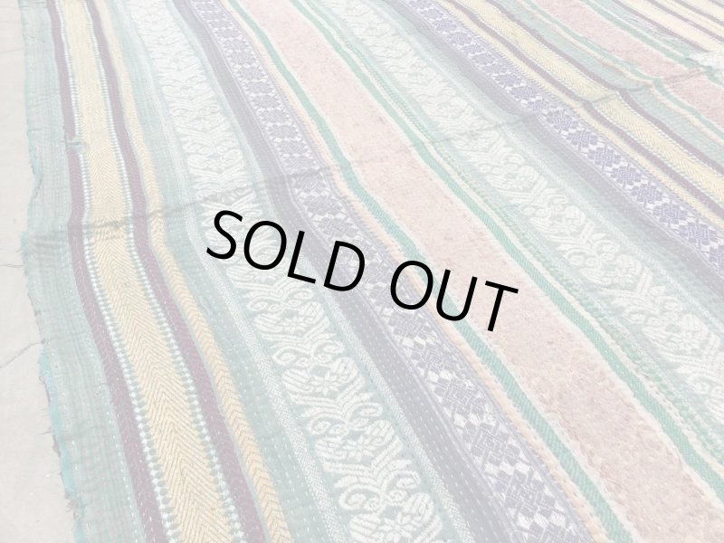 画像6: NEW ヴィンテージラリーキルト★刺し子 ラグ カンタ (6)