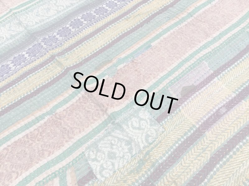 画像4: NEW ヴィンテージラリーキルト★刺し子 ラグ カンタ (4)