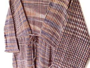 画像8: 手紡ぎ手織りカディコットン ロングカーディガン　3カラー ★羽織