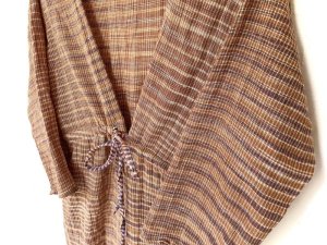 画像25: 手紡ぎ手織りカディコットン ロングカーディガン　3カラー ★羽織