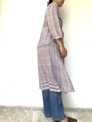 画像21: 手紡ぎ手織りカディコットン ロングカーディガン　3カラー ★羽織