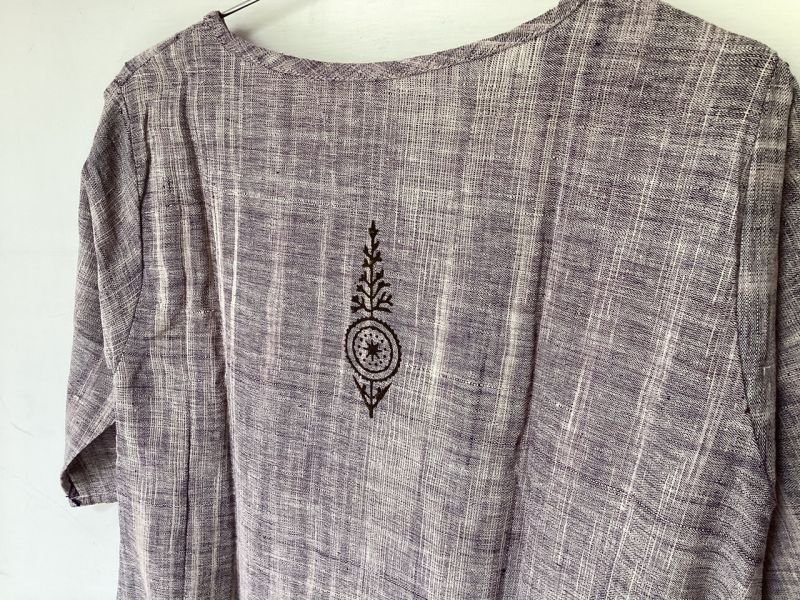 手織り カディコットン　A