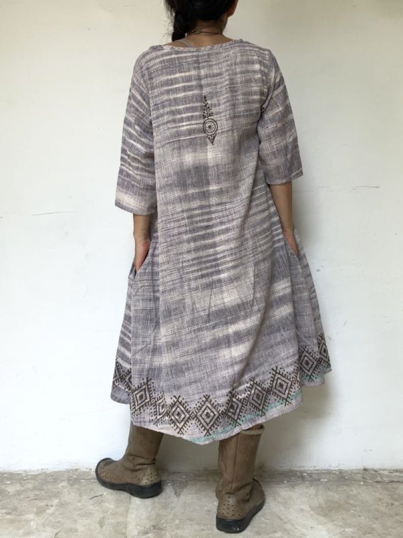 画像2: トライバルブロックプリント エコバッグ★ECOBAG 買い物袋 レジ袋 トートバッグ