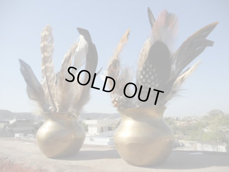 画像5: 天然石と羽根のハットピン✳︎ミネラル＆フェザー ブローチ アメジスト ピンクトルマリン (5)