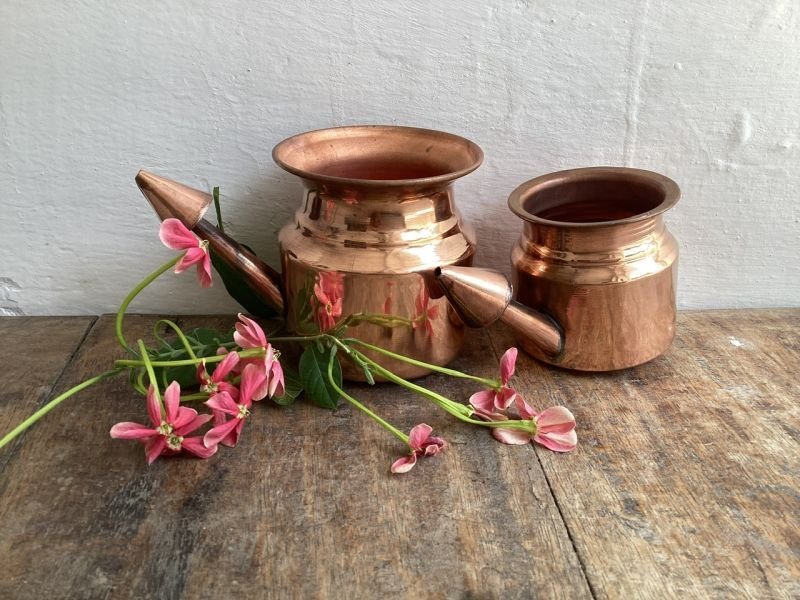 画像1: NEW 銅タンクリーナー ★舌磨き 舌苔 銅製品 アーユルヴェーダ